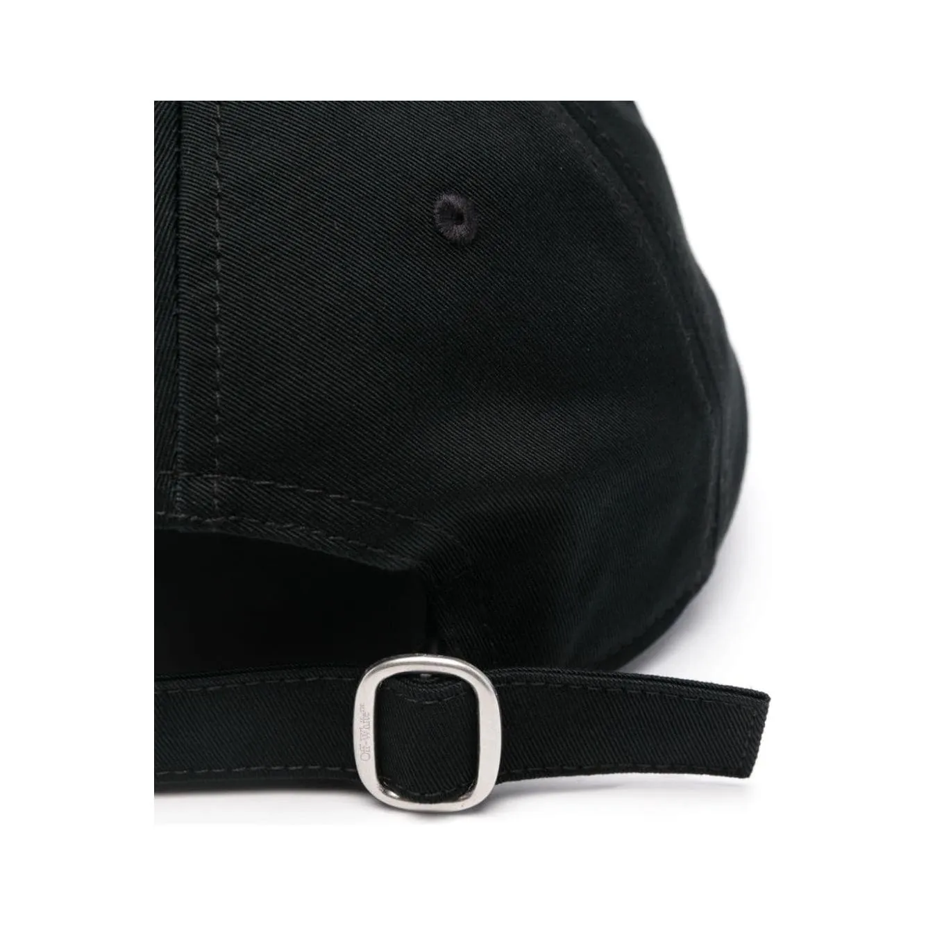 Off-White cotton twill Hats Black