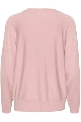 PALE MAUVE V NECK PULLOVER