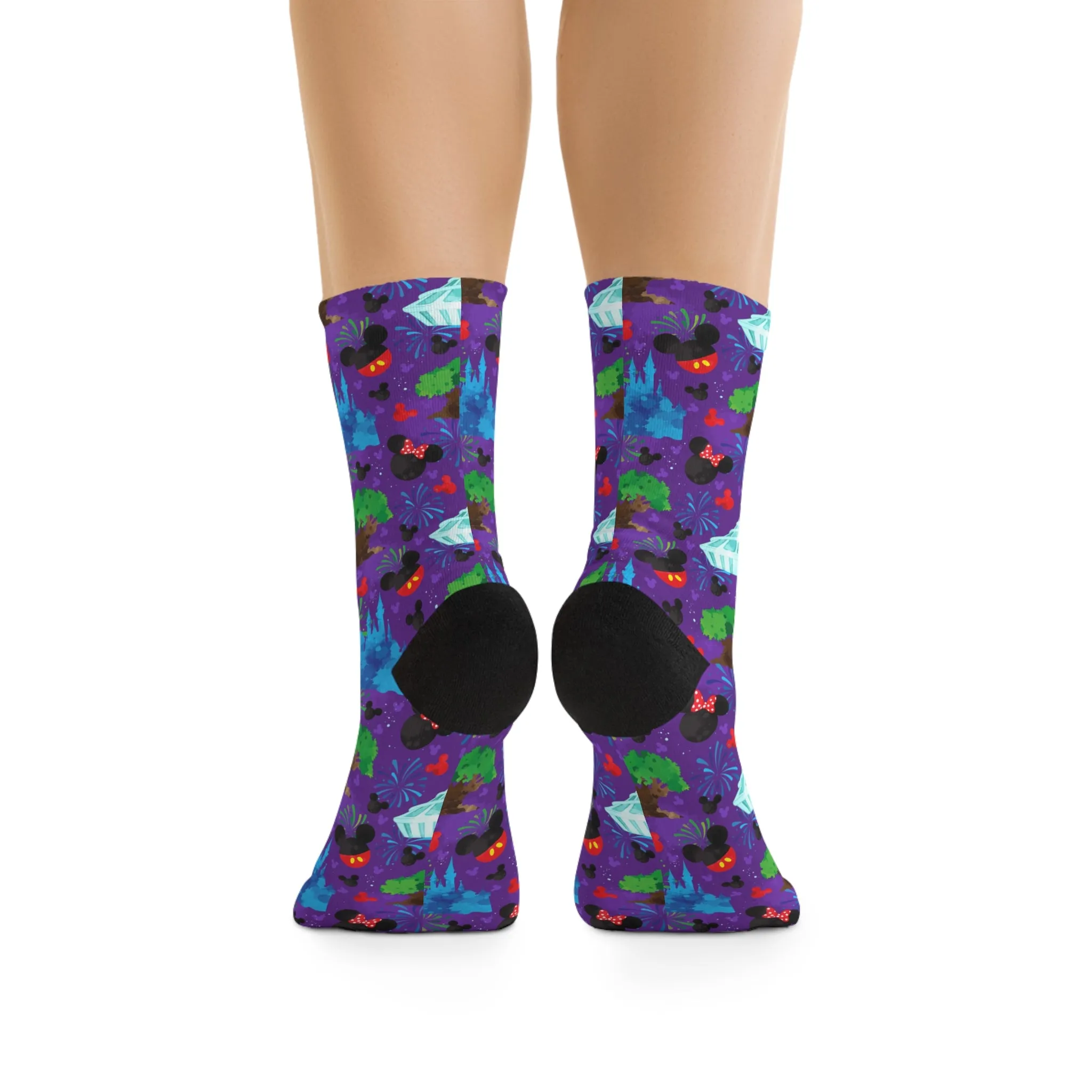 Park Hopper Fireworks Socks