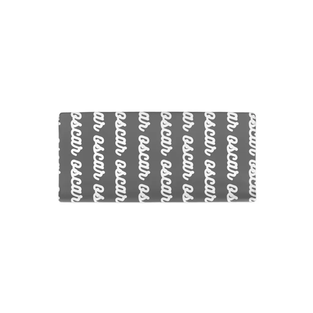 PERSONALIZED MODERN REPEAT CHANGING PAD COVER - RETRO CURSIVE
