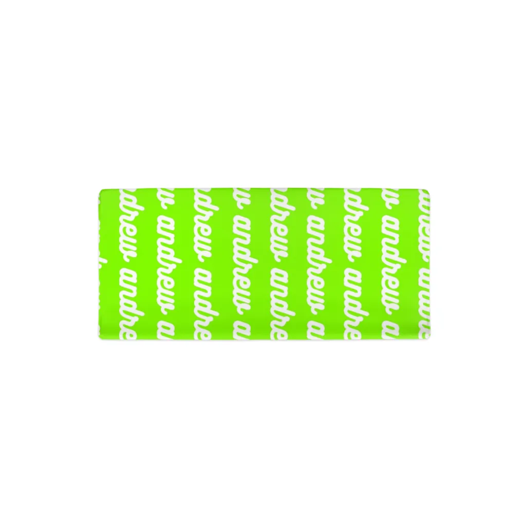 PERSONALIZED MODERN REPEAT CHANGING PAD COVER - RETRO CURSIVE