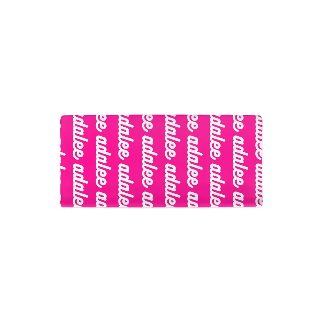 PERSONALIZED MODERN REPEAT CHANGING PAD COVER - RETRO CURSIVE