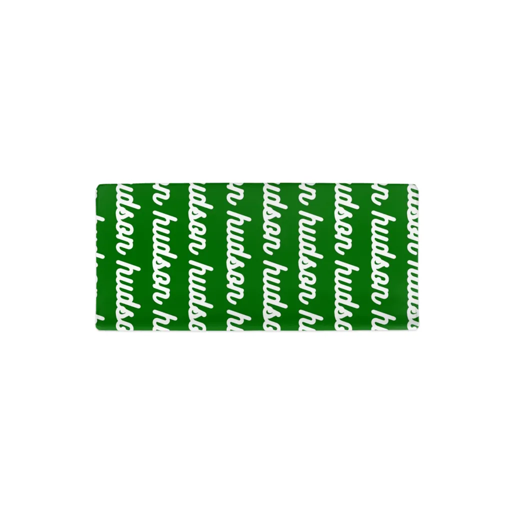 PERSONALIZED MODERN REPEAT CHANGING PAD COVER - RETRO CURSIVE