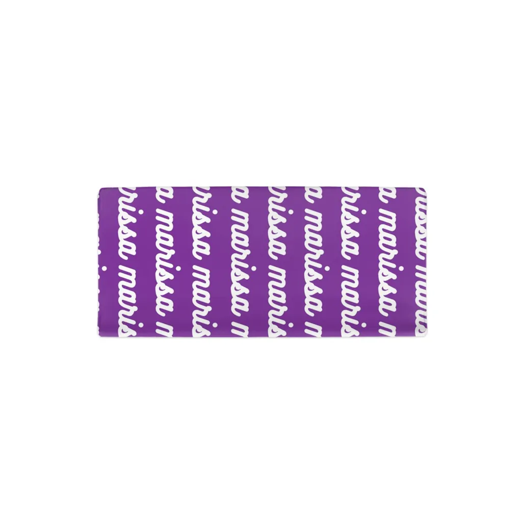 PERSONALIZED MODERN REPEAT CHANGING PAD COVER - RETRO CURSIVE