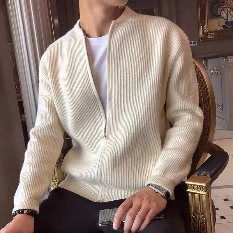 Pit Stripe Knit Cardigan