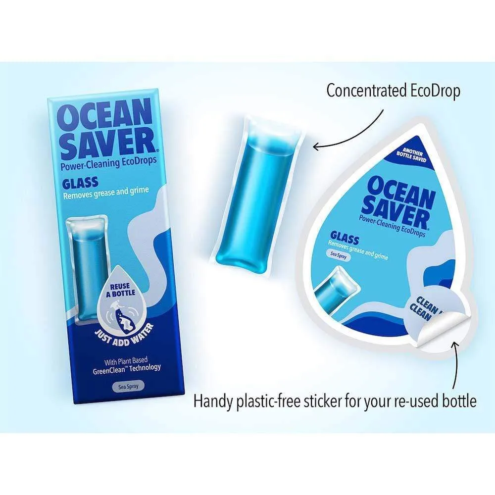 Plastic Free Cleaning Drop Glass Cleaner - Sea Spray