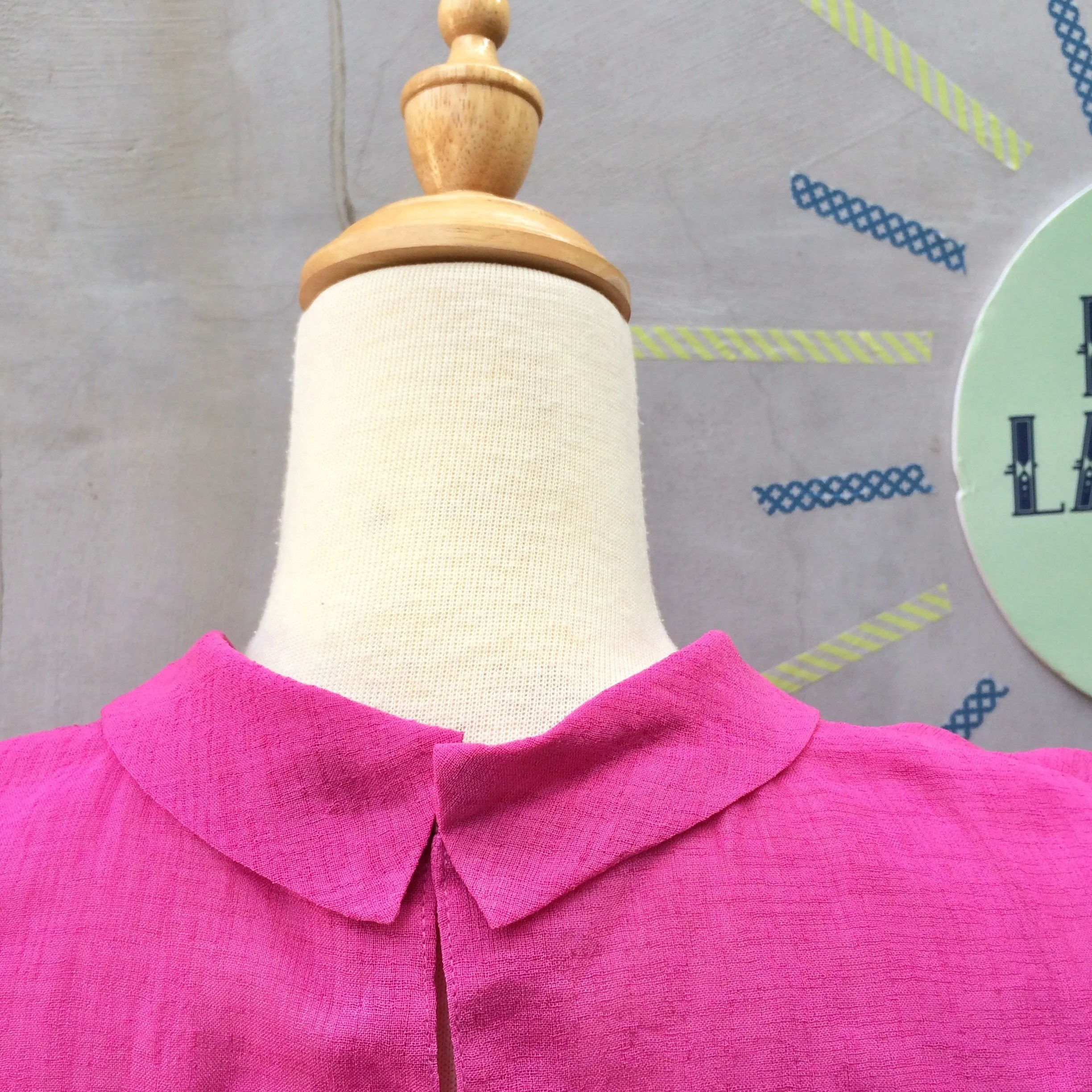Rare Fruit | Vintage 1950s 1960s floral lace Fuchsia pink purple Full Circle skirt Dress