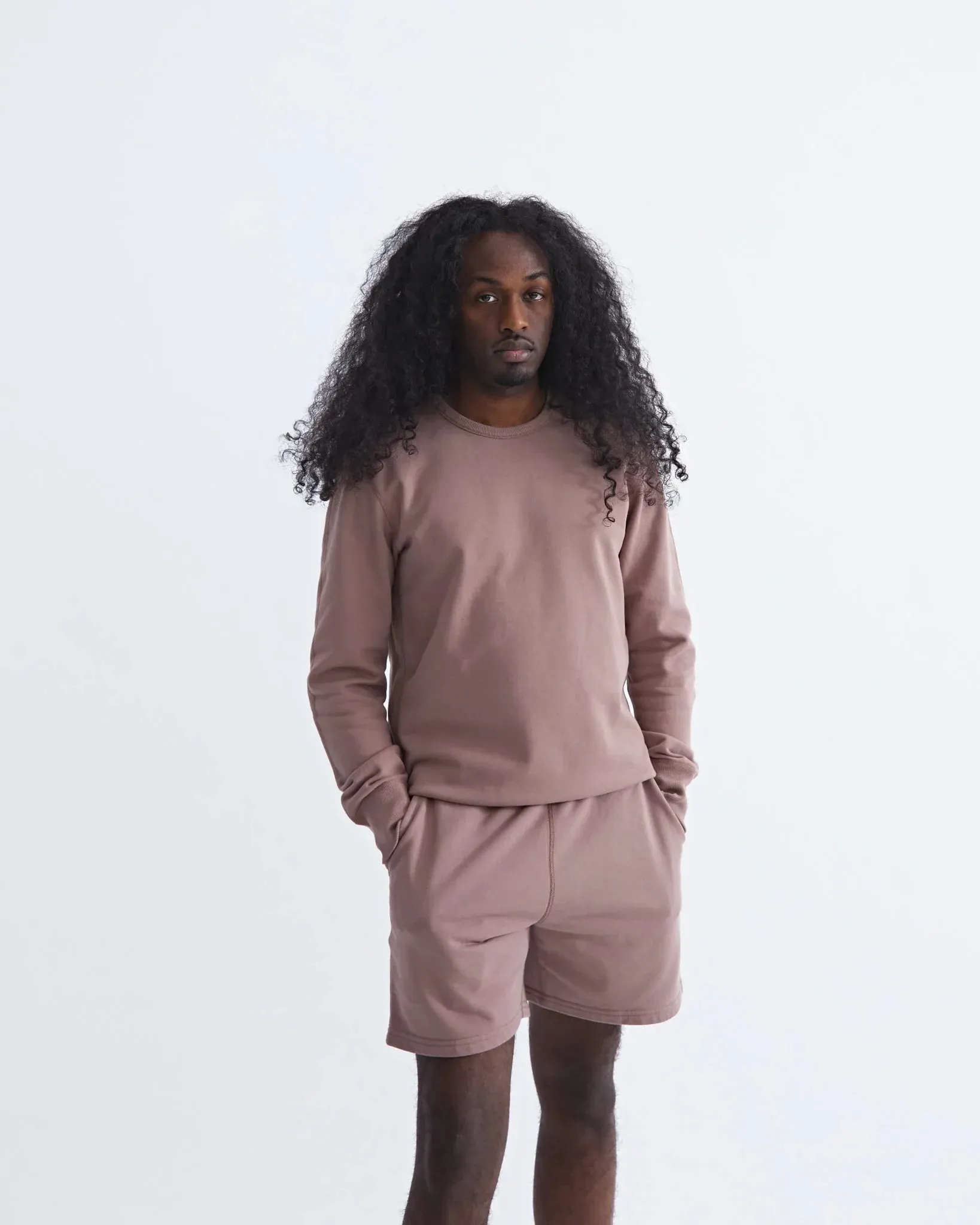 RC - Knit Mid Wt Terry LS Crewneck - Core