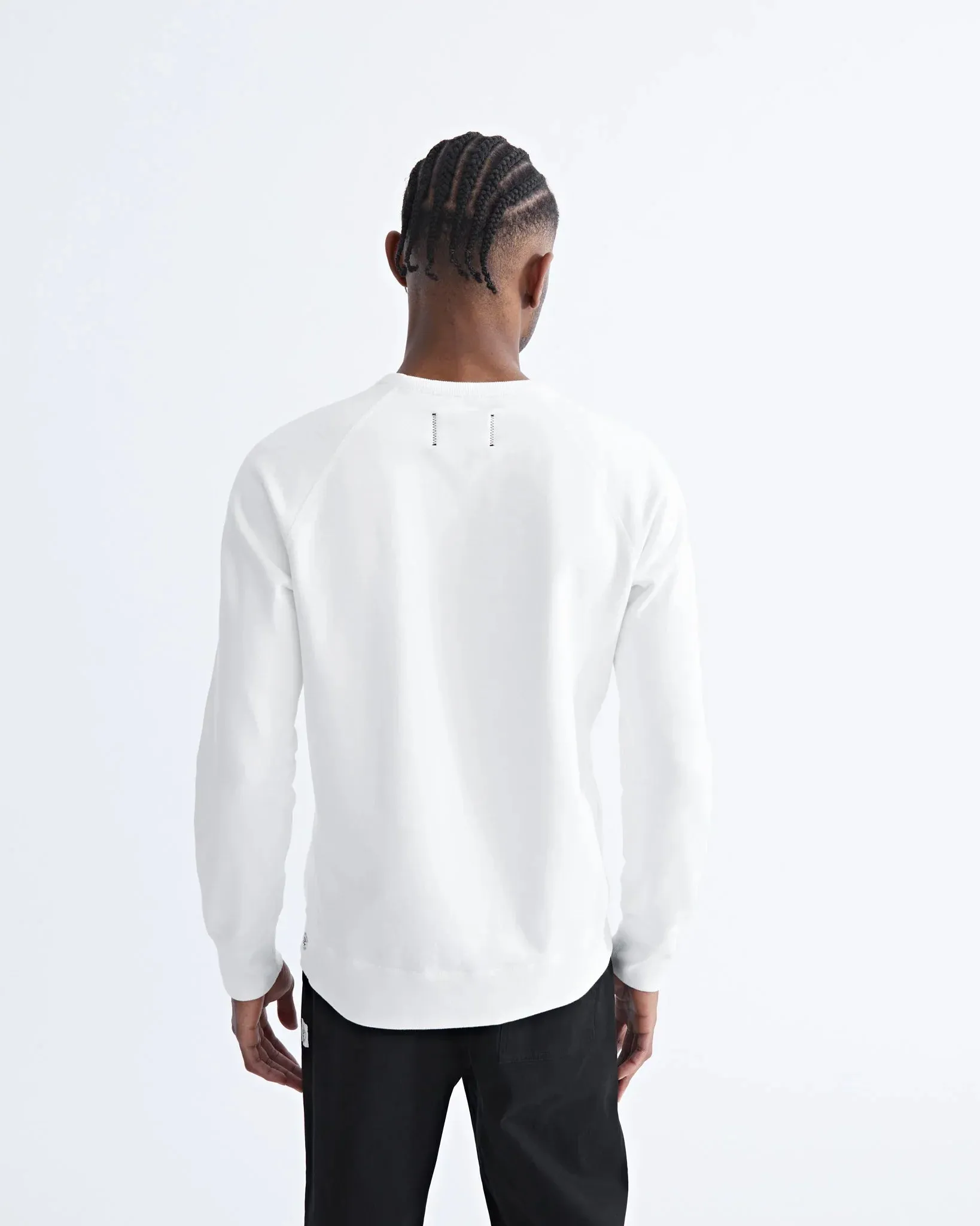 RC - Knit Mid Wt Terry LS Crewneck - Core