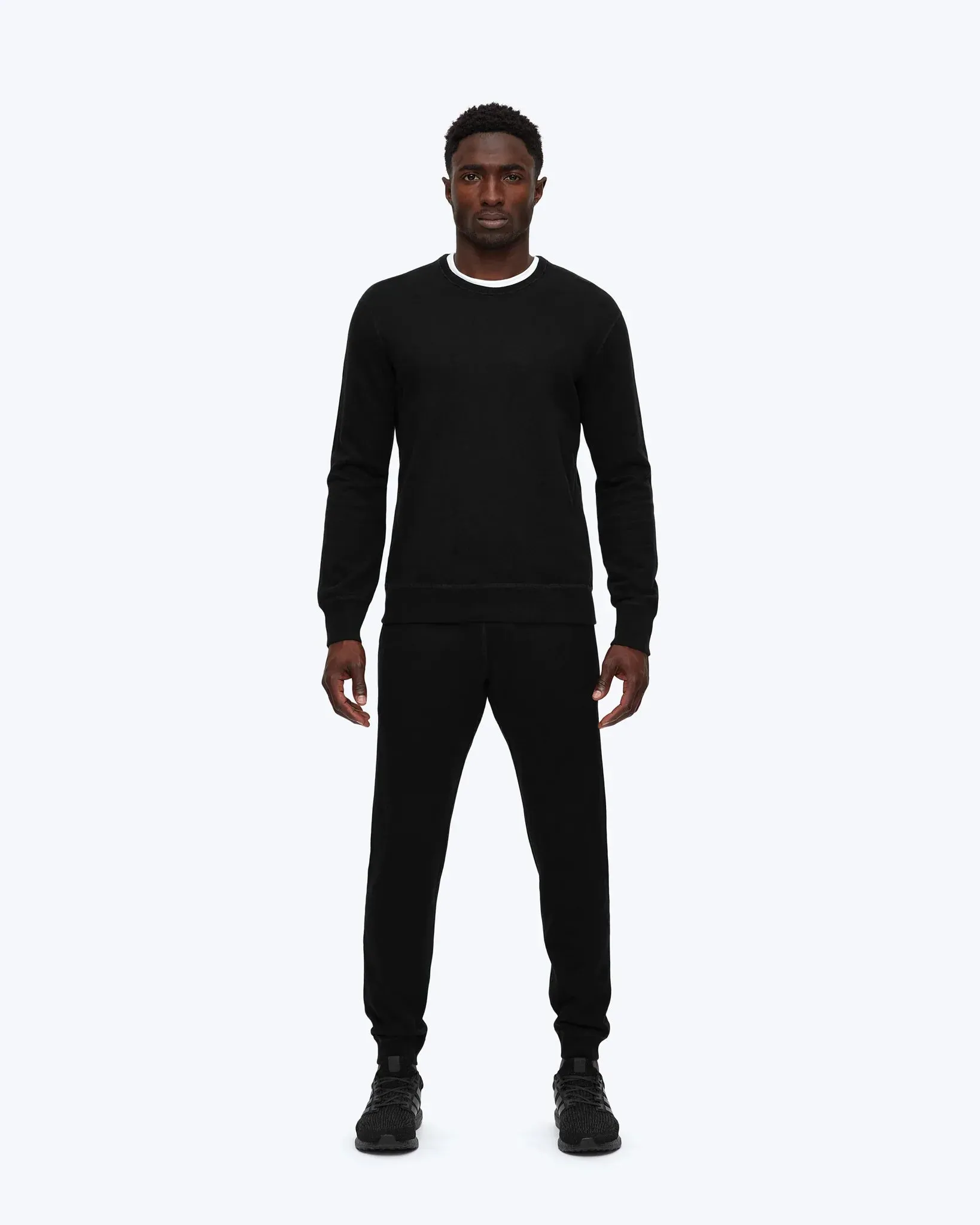 RC - Knit Mid Wt Terry LS Crewneck - Core