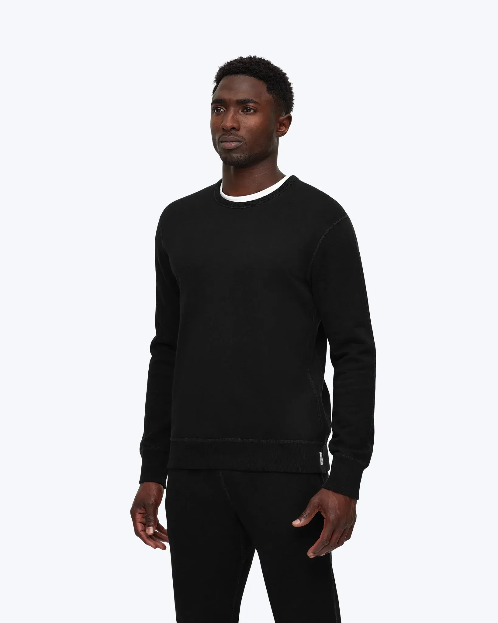 RC - Knit Mid Wt Terry LS Crewneck - Core