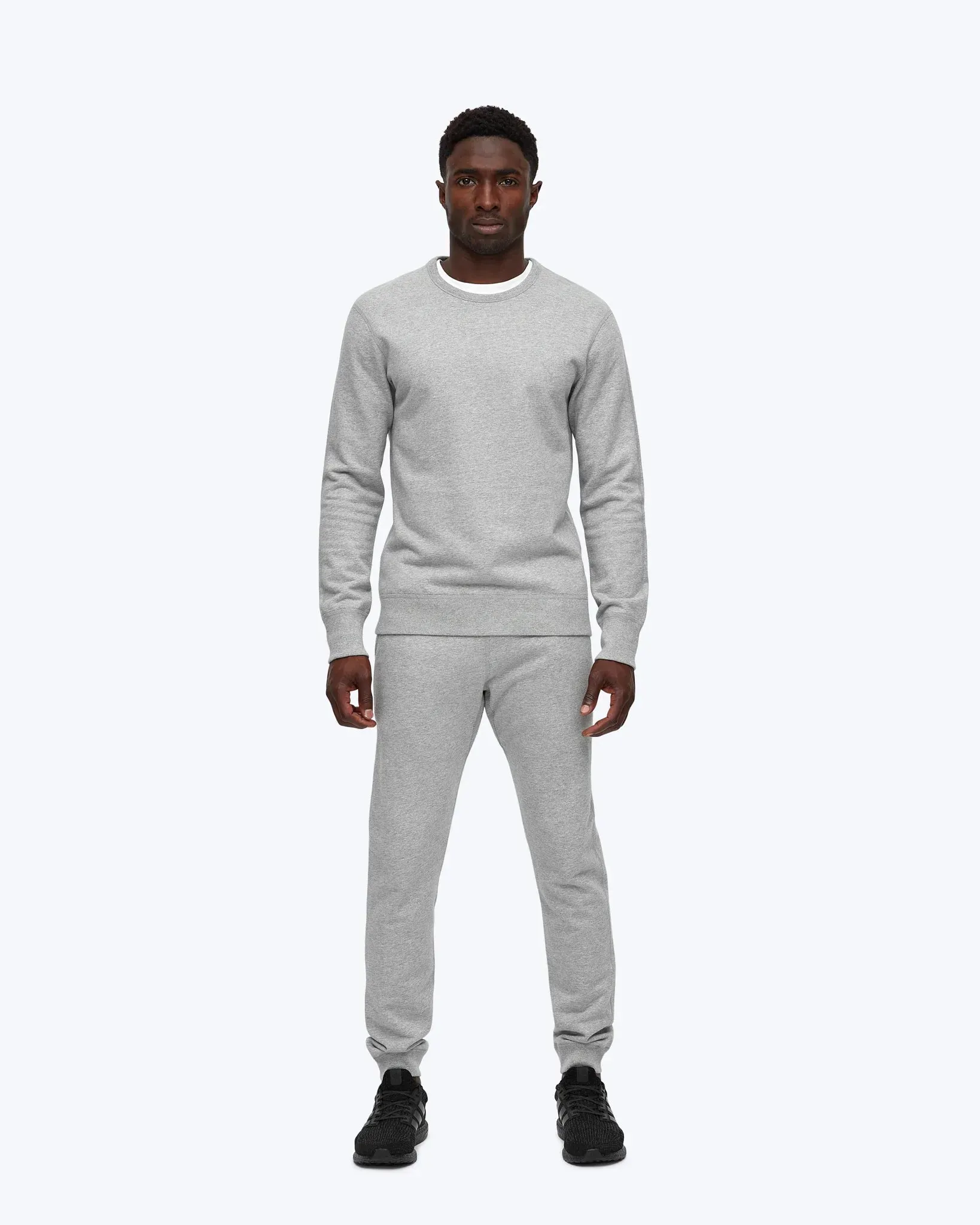 RC - Knit Mid Wt Terry LS Crewneck - Core