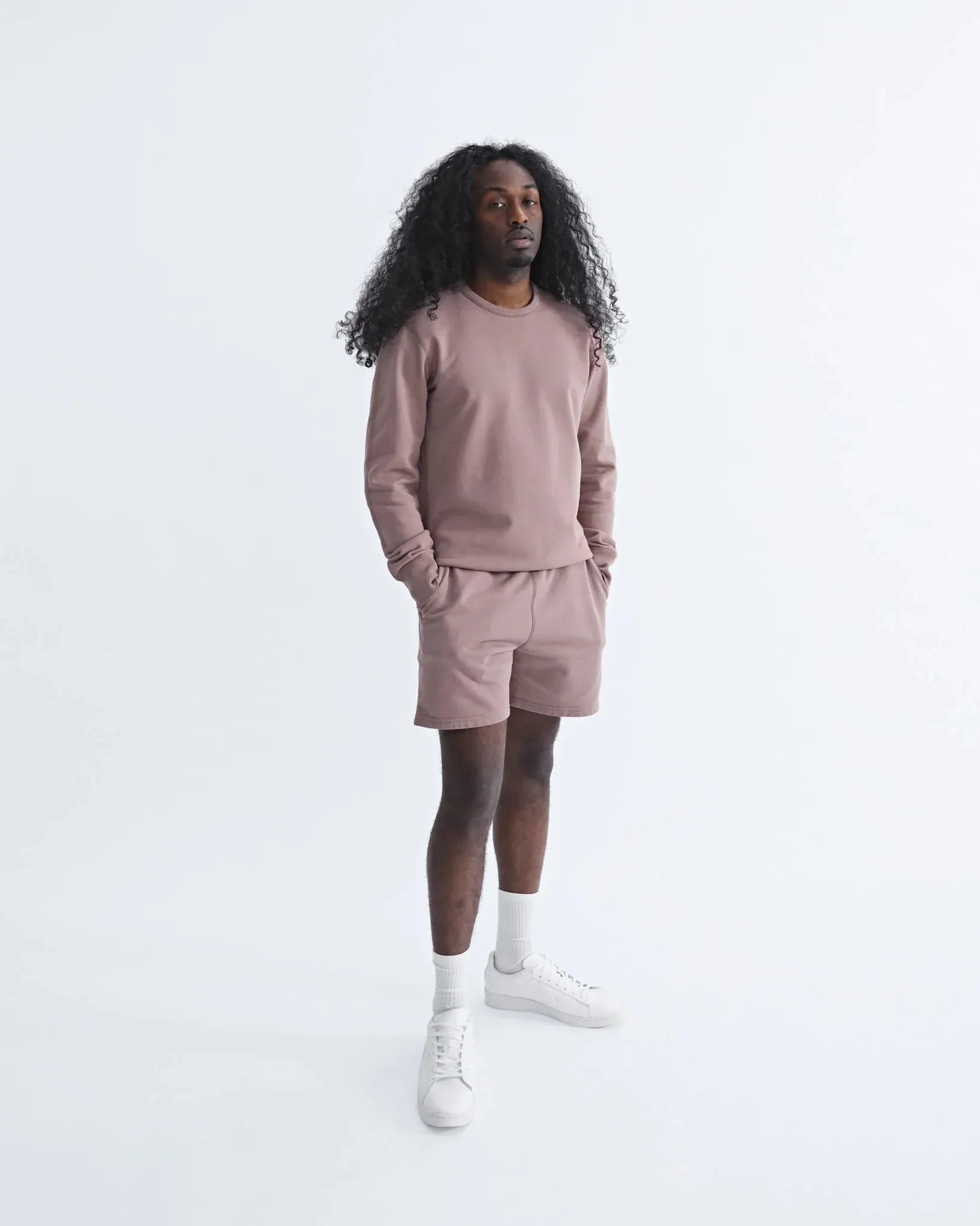 RC - Knit Mid Wt Terry LS Crewneck - Core