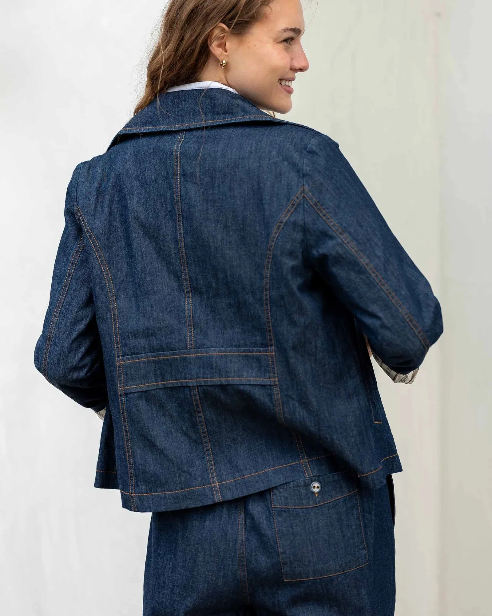 Sailor Chambray Peacoat