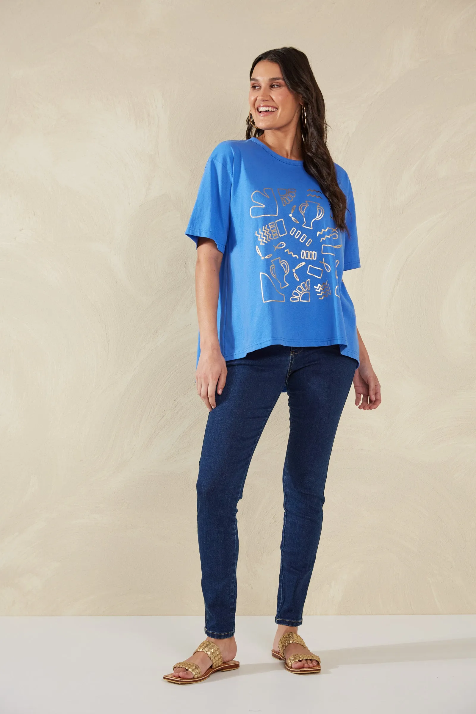 SALE - Bari T-Shirt - Coast Blue