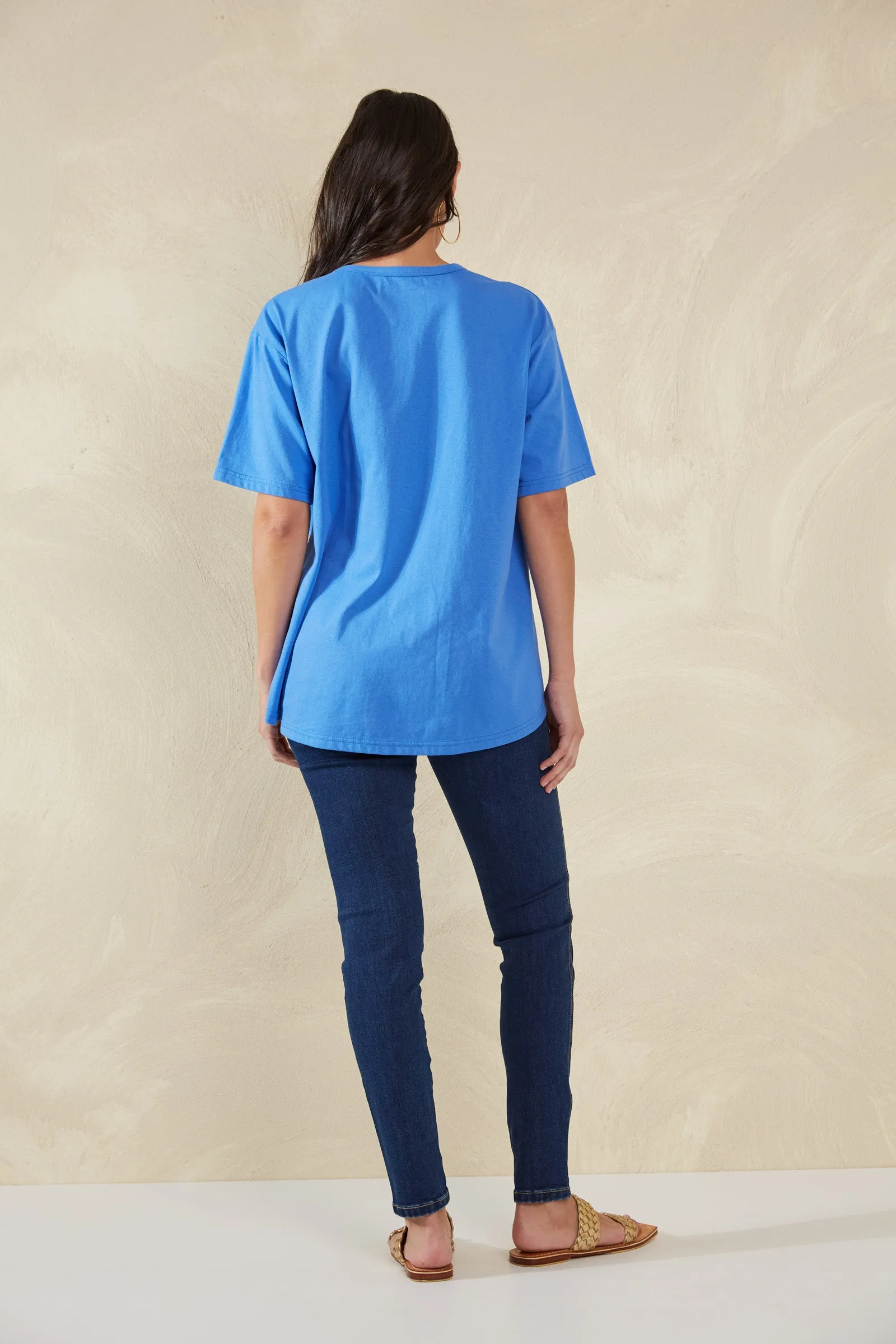 SALE - Bari T-Shirt - Coast Blue
