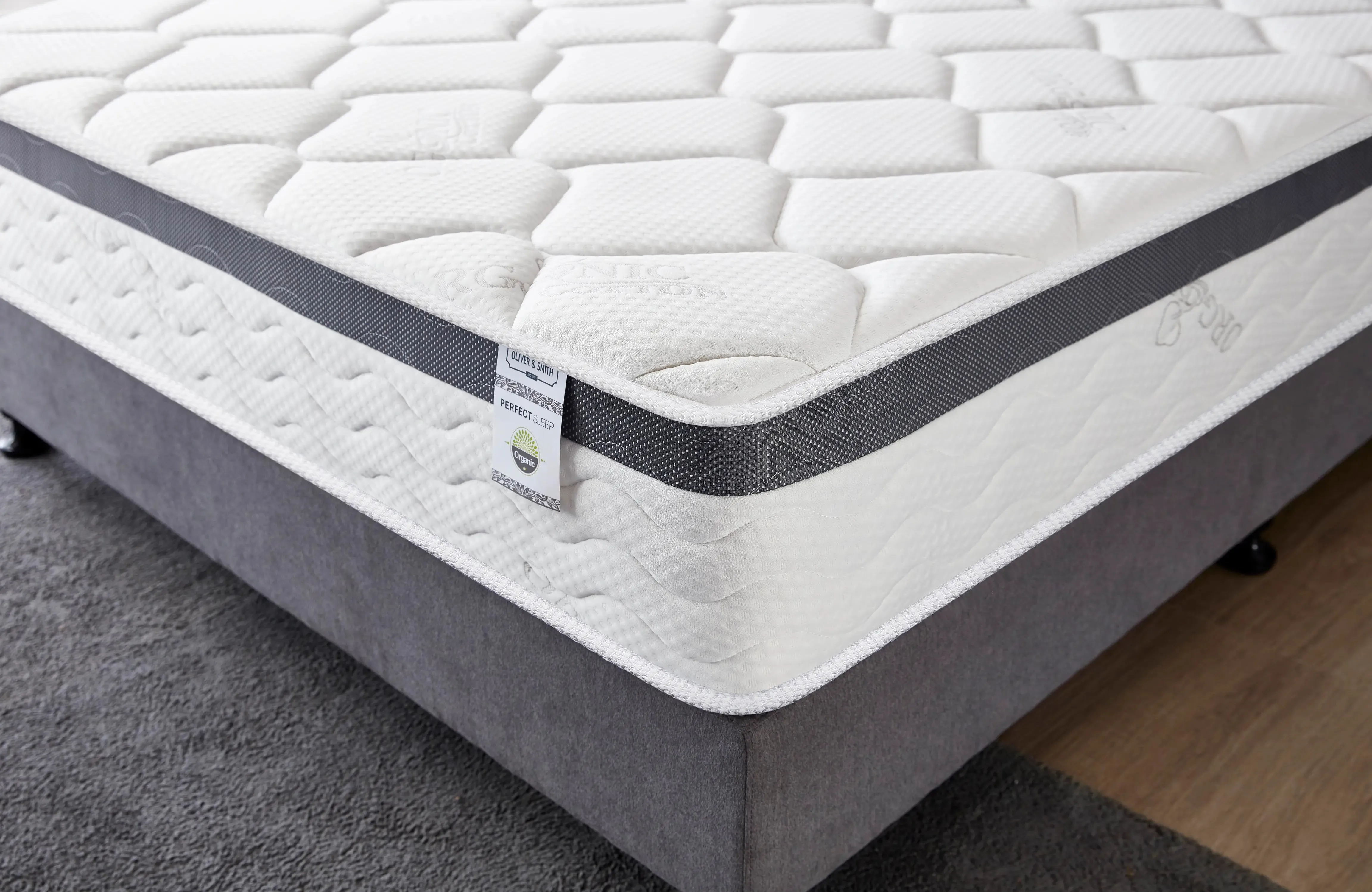 THE PREMIUM - 10" - "THE PERFECT" Medium - Euro Pillow Top - Pocket Spring and Memory Foam - Organic Cotton Mattress