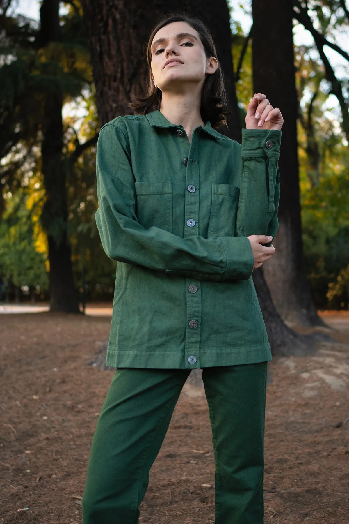 The Recovered Cotton Denim Shacket