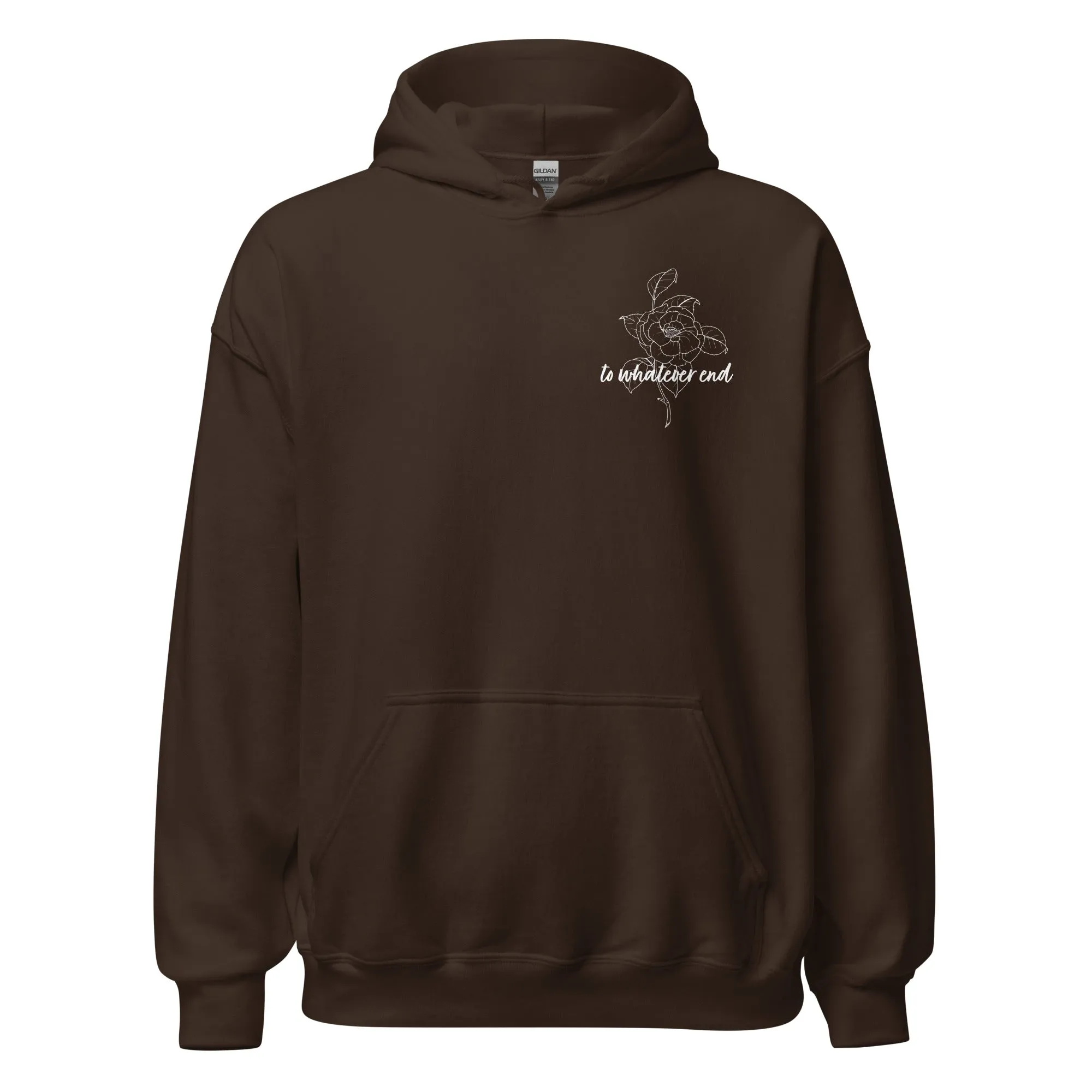 To Whatever End with Aelin Tattoo on the Back Hoodie