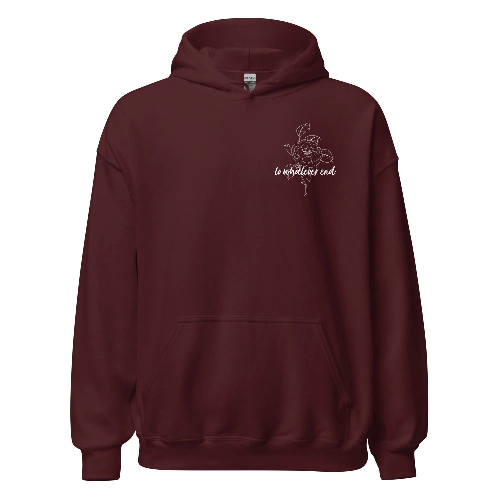 To Whatever End with Aelin Tattoo on the Back Hoodie