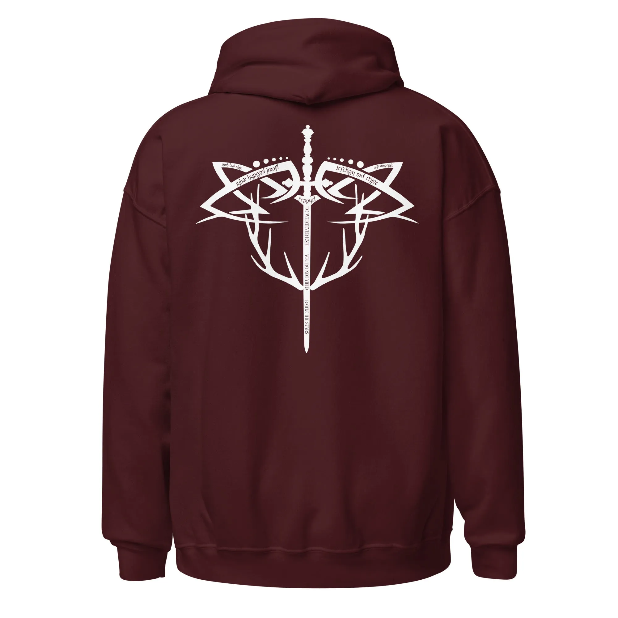 To Whatever End with Aelin Tattoo on the Back Hoodie