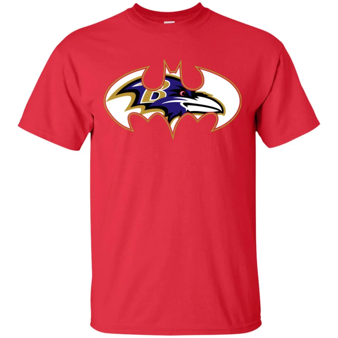 We Are The Baltimore Ravens Batman Nfl Mashup Men Cotton T-Shirt