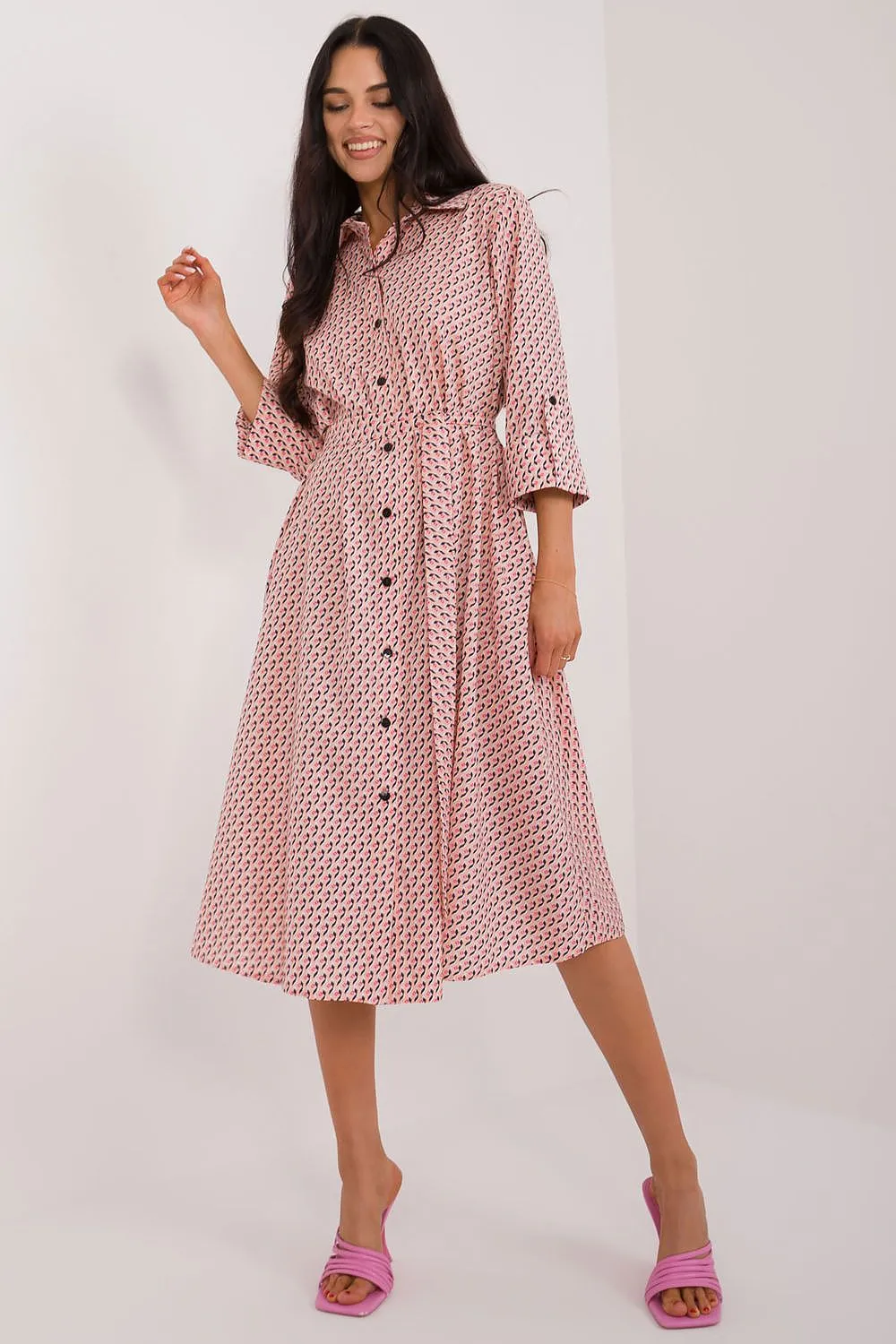Women's Midi Flared Dress