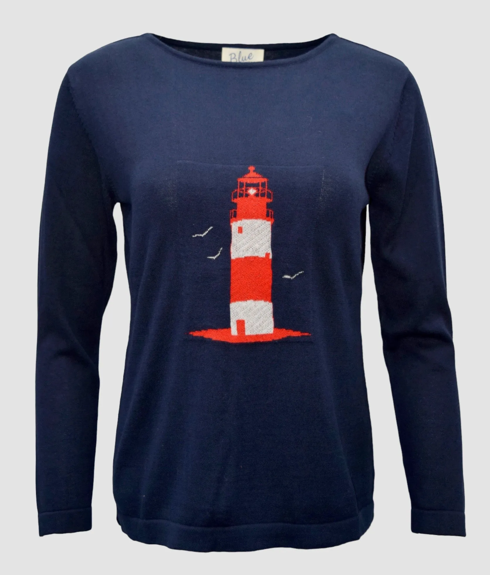 Women's Pima Cotton Lighthouse Sweater