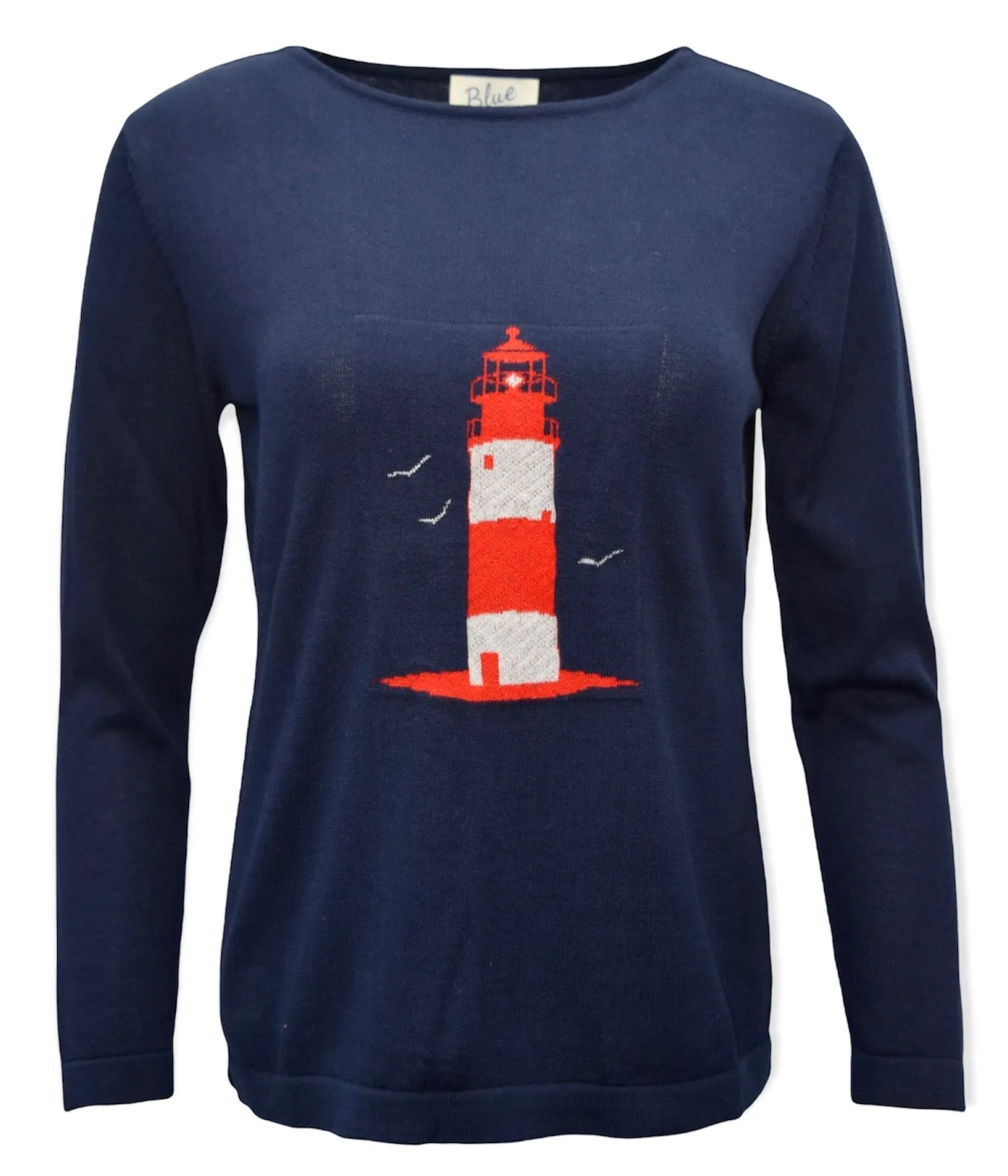 Women's Pima Cotton Lighthouse Sweater