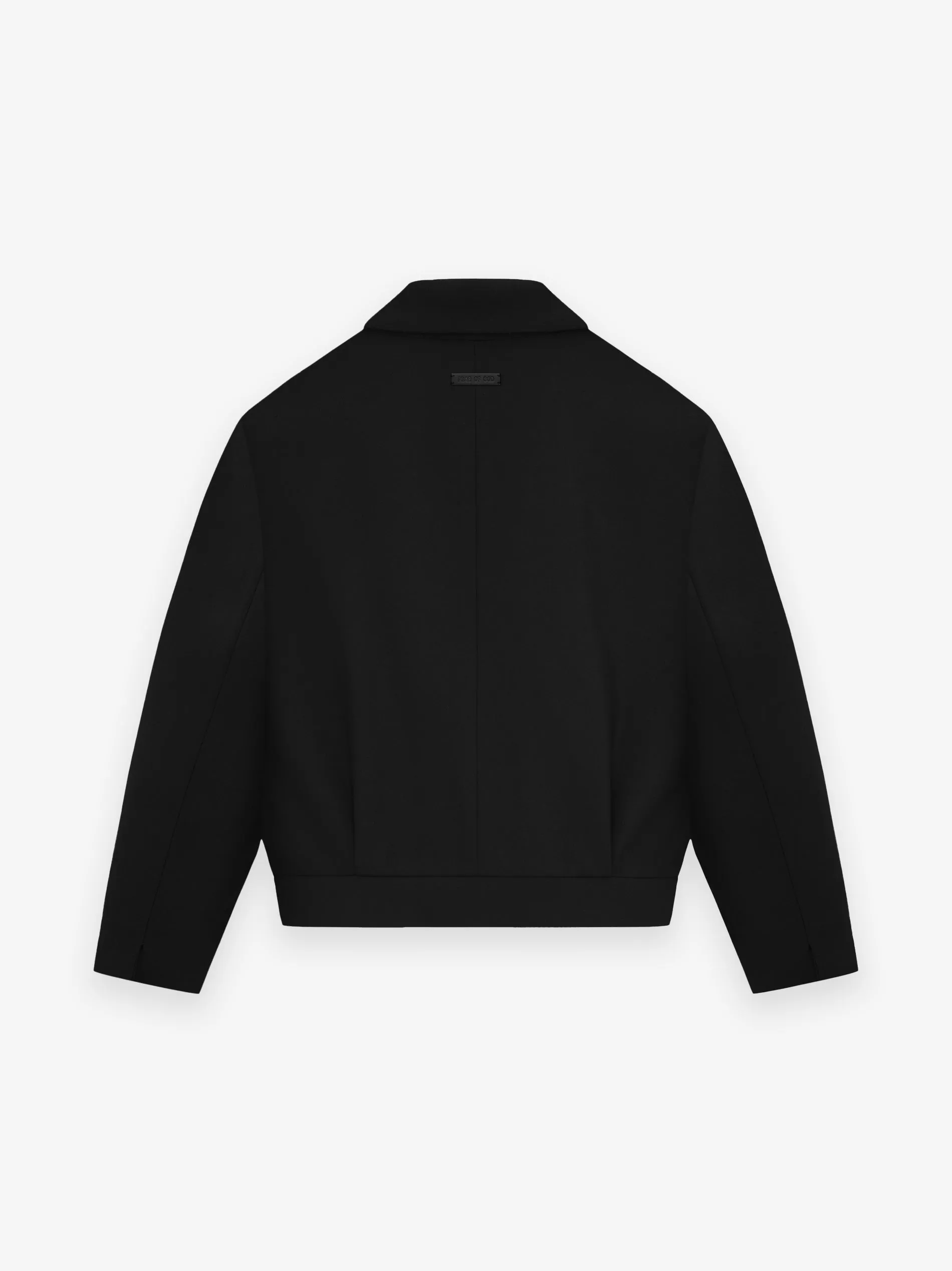 Wool Gabardine Notch Lapel Jacket